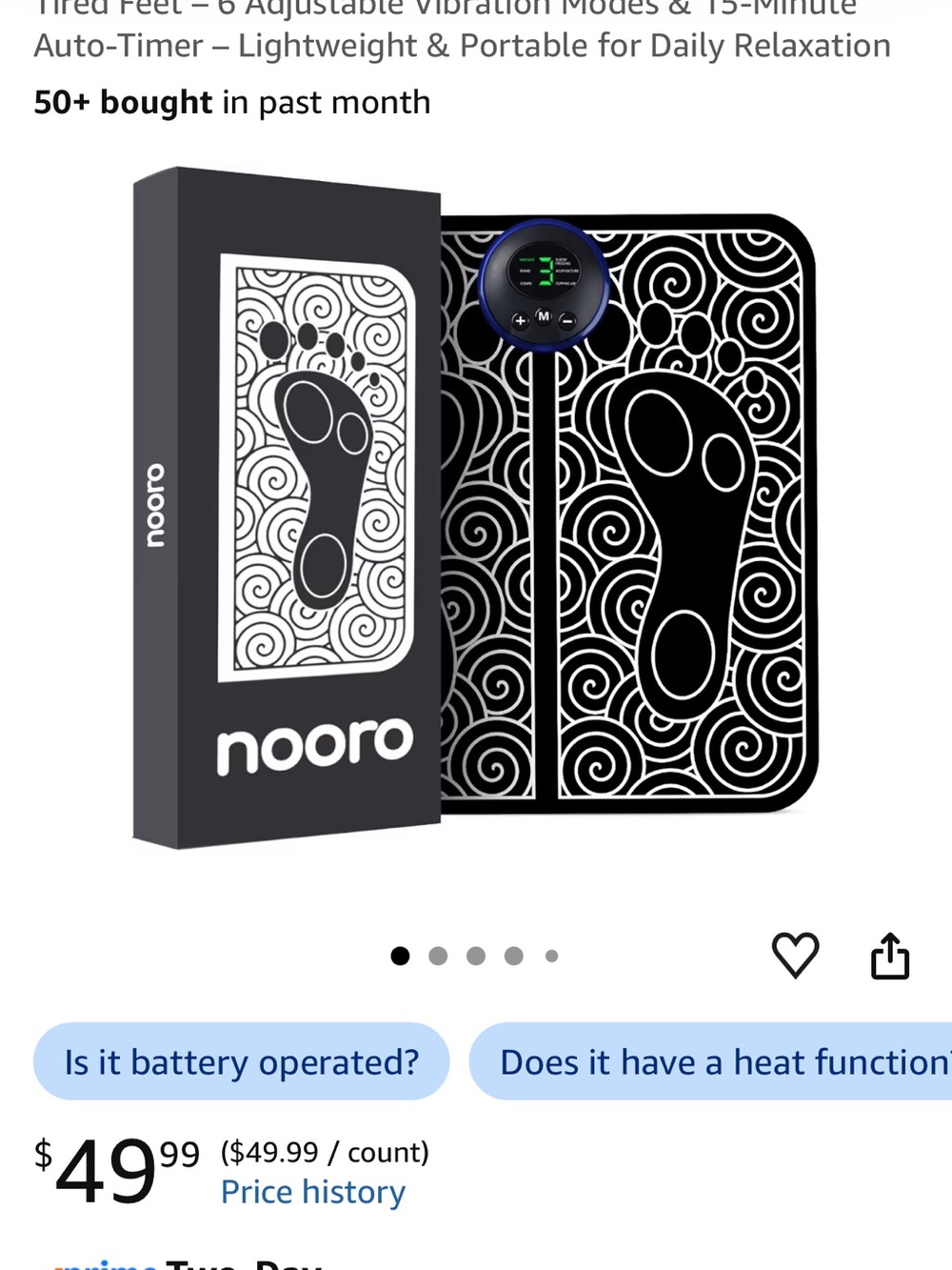 nooro Start Living Device in Black
